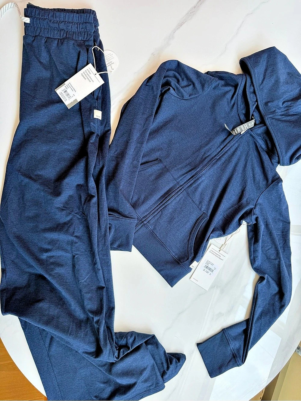 Vuori Halo Essential Wideleg & Halo Mini FZ Hoodie Set Halo Wideleg & Mini FZ